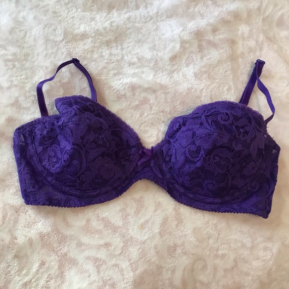 Deep Purple lace bra - Picture 2 of 6